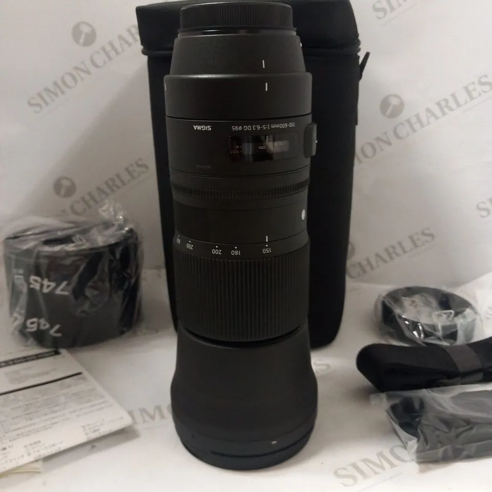 BOXED SIGMA 150-600MM F5-6.3 DG OS HSM LENS
