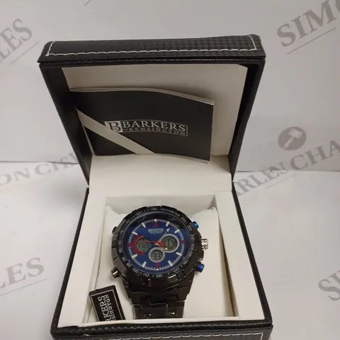 BARKERS OF KENSINGTON MEGA SPORT BLUE WATCH 