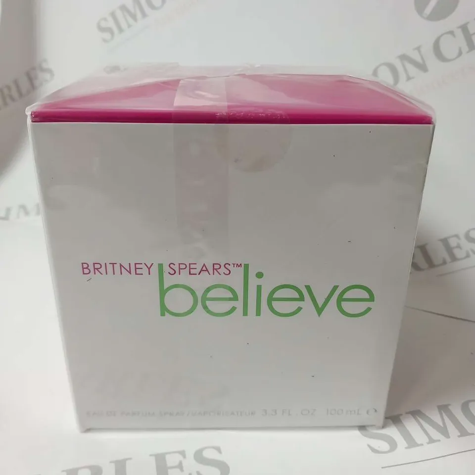 BOXED AND SEALED BRITANY SPEARS BELIEVE EAU DE PARFUM 100ML