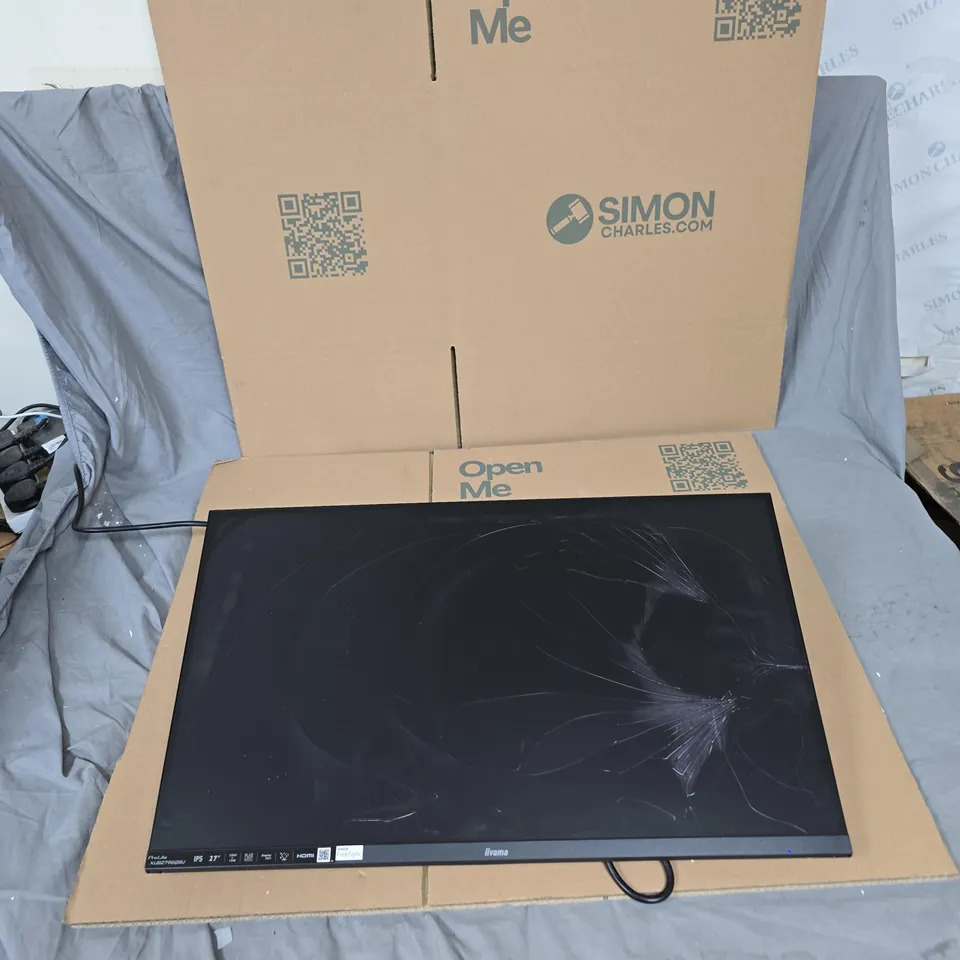 IIYAMA PROLITE PL2796QS 27-INCH MONITOR – SCREEN CRACKED