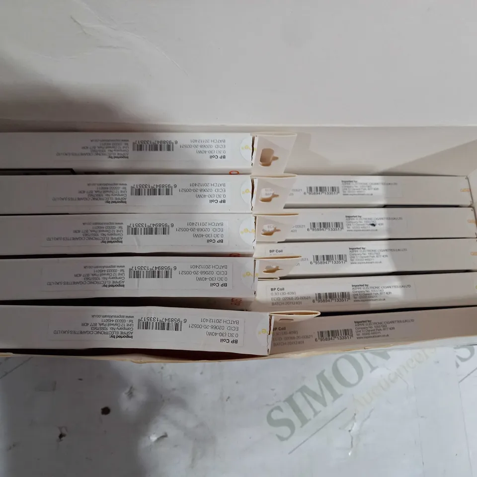 BOX OF APPROX 70 ASPIRE REPLACEMENT COILS 
