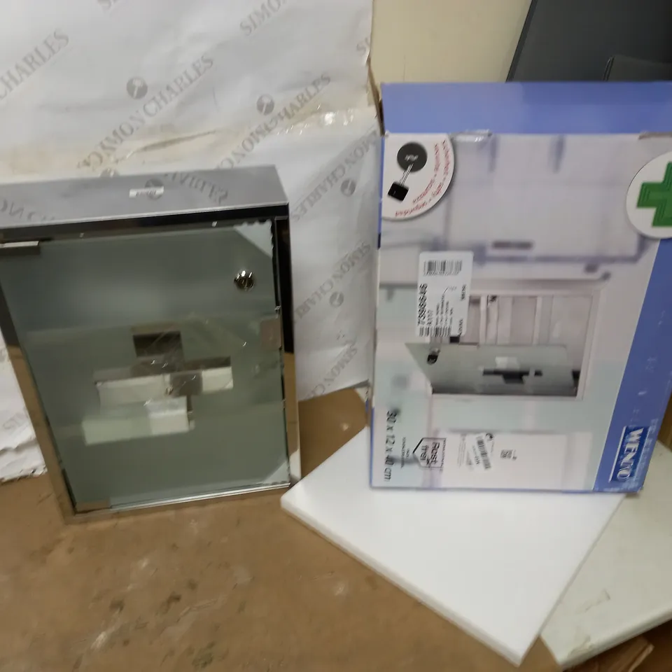 WENKO STAINLESS STEEL MEDICAL CABINET