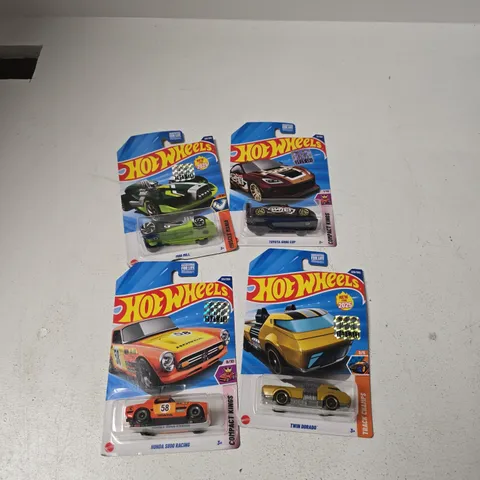 4 ASSORTED HOT WHEELS DIE-CAST CARS