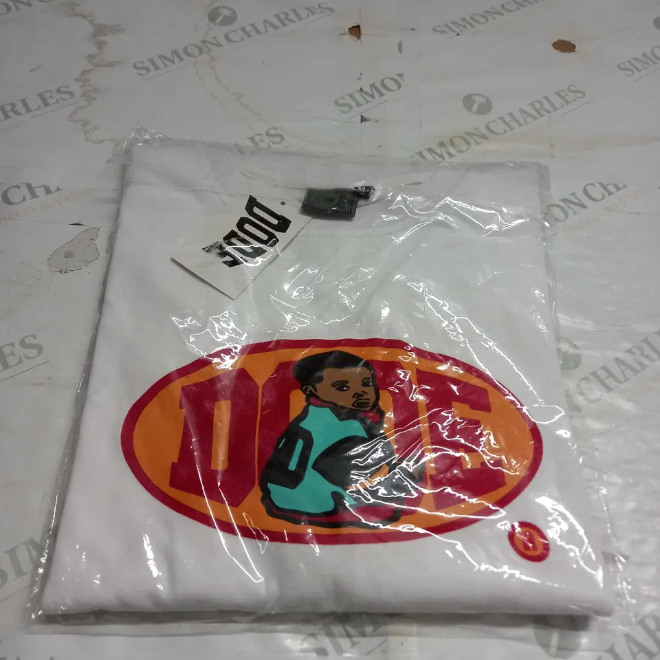 BAGGED DODE GRAPHIC T-SHIRT SIZE M 