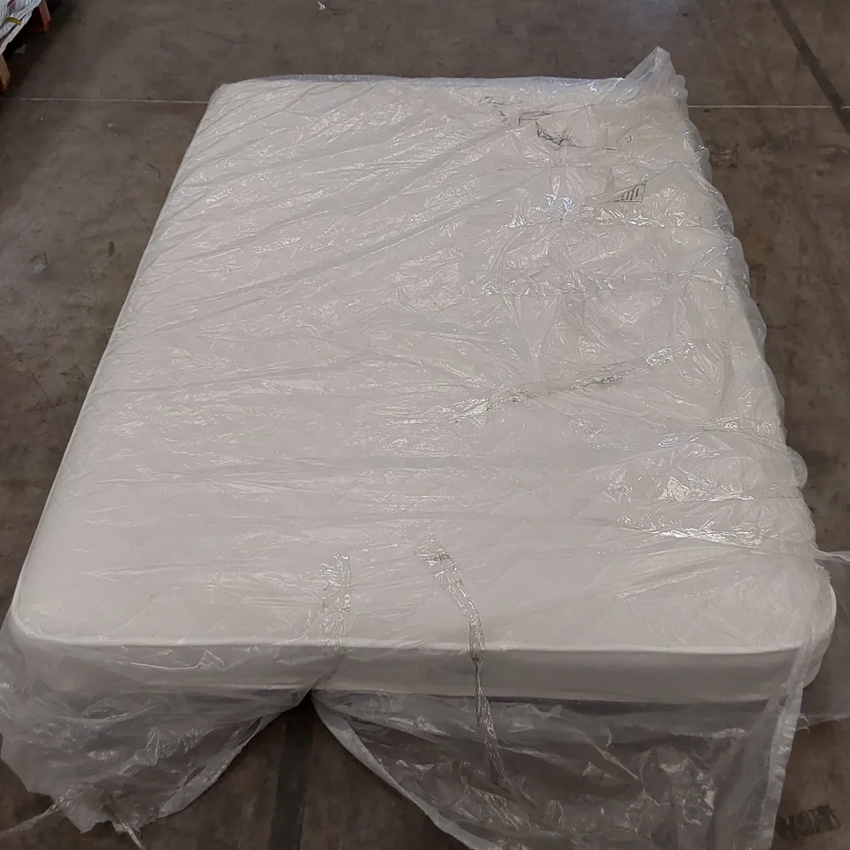 QUALITY BAGGED 4'6" DOUBLE SERENITY HYBRID COIL AND MEMORY FOAM MATTRESS