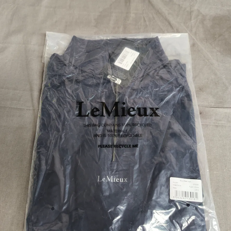 LEMIEUX BIJOUX BASE LAYER NAVY UK12