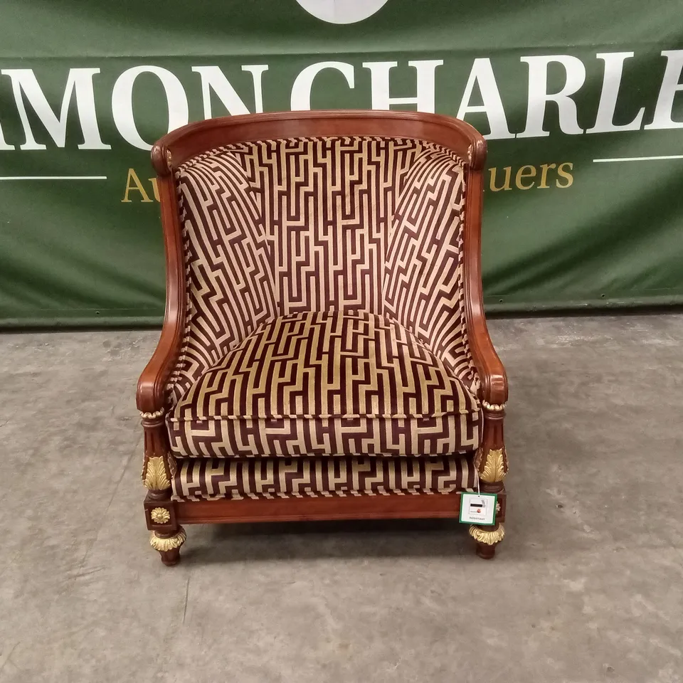 QUALITY HIGH-END DESIGNER HIGH-BACK LUXURY ACCENT CHAIR