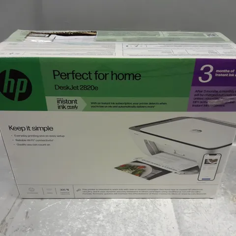 BOXED HP DESKJET 2820E PRINTER