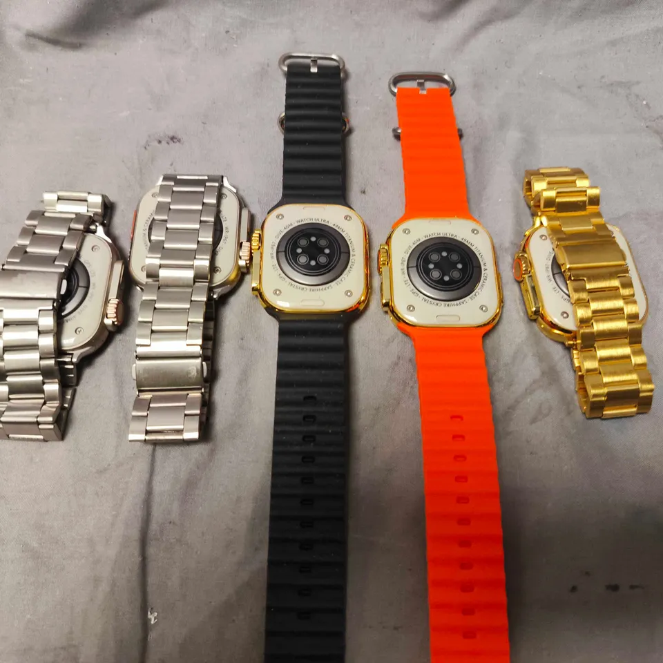 5 X ASSORTED WATCH ULTRA SMART WATCHES 