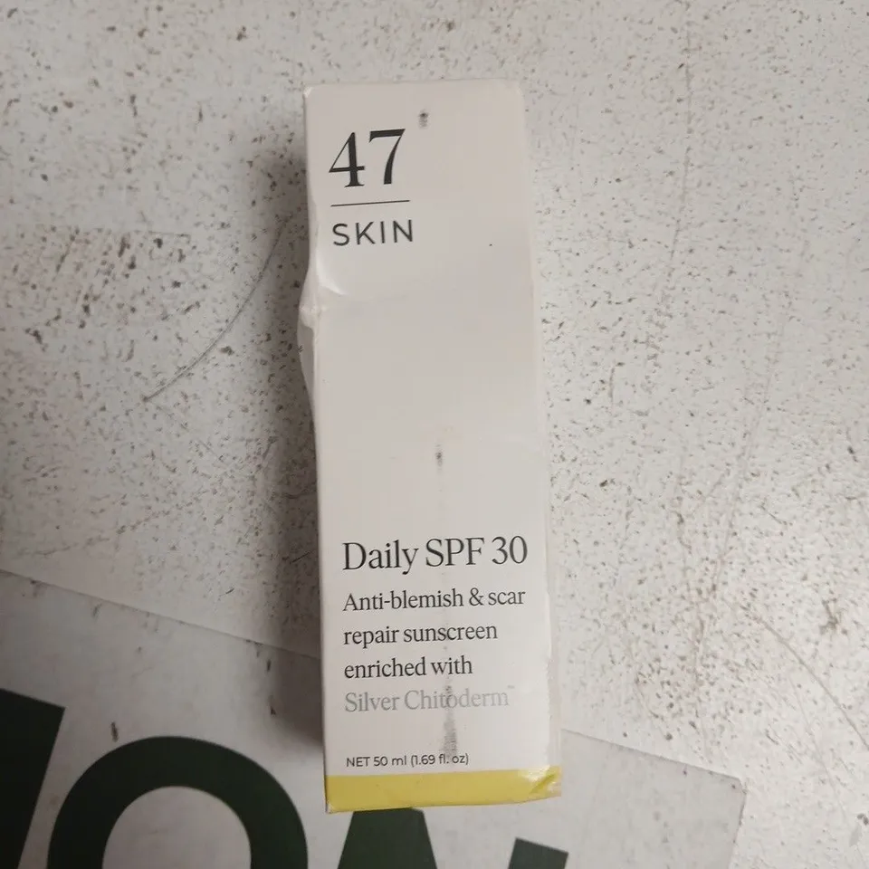 47 SKIN DAILY SPF 30 SUNSCREEN – ANTI-BLEMISH & SCAR REPAIR, 50 ML