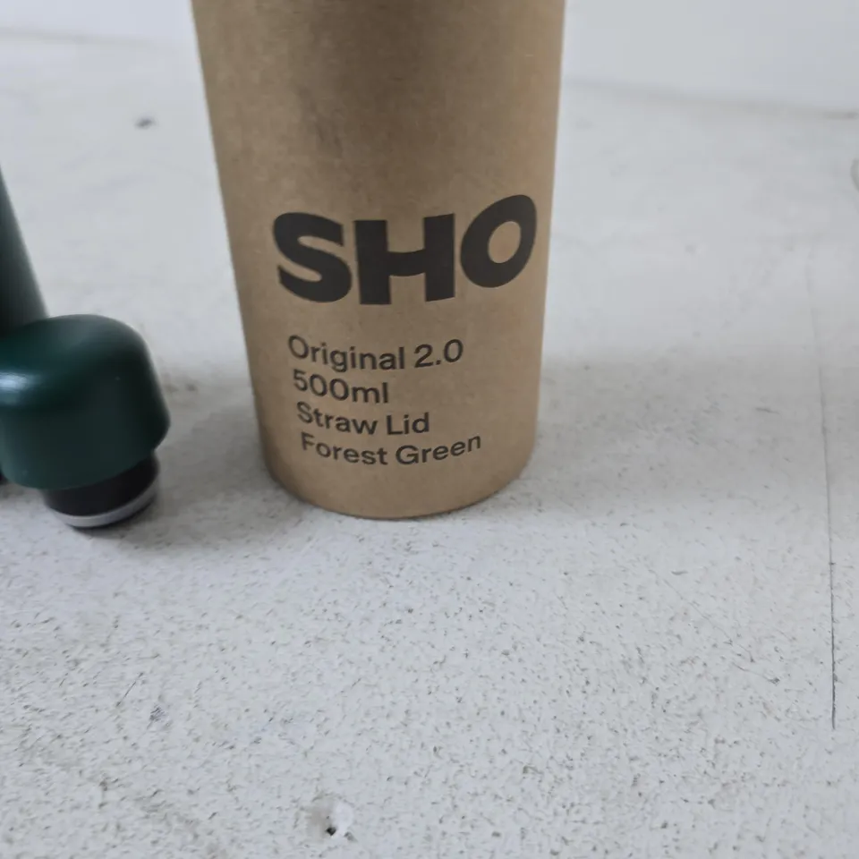 SHO ORIGINAL 2.0 500ML STRAW LID FOREST GREEN BOTTLE 