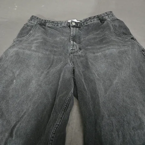 BERSHKA LIGHT GREY DENIM JEANS - EUR 42