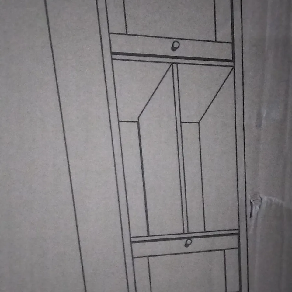 BOXED LANCASTER LARGE TV CABINET IN GREY  RRP £9