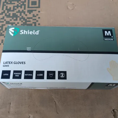 6X BRAND NEW BOXES OF 100X LATEX GLOVES SIZE M 