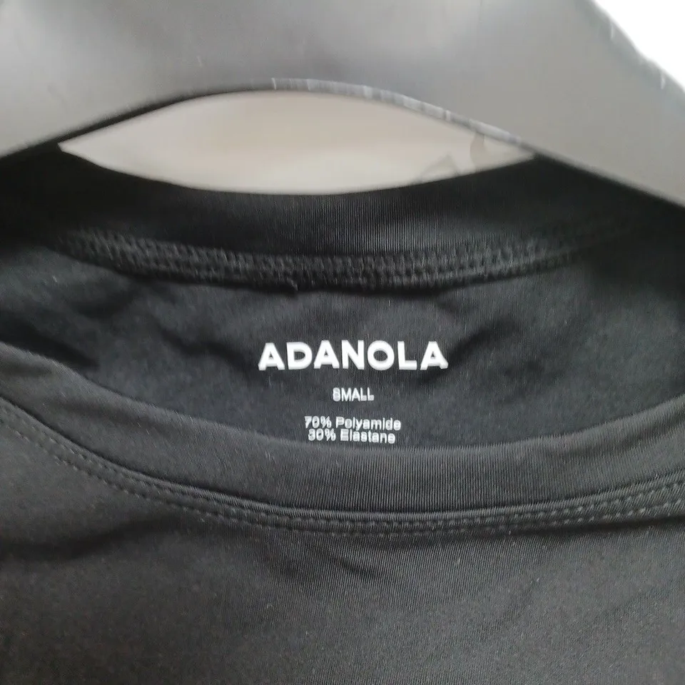 ADANOLA BLACK T-SHIRT- SMALL