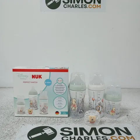 NUK PERFECT MATCH WINNIE THE POOH BOTTLE GIFT SET 0M+