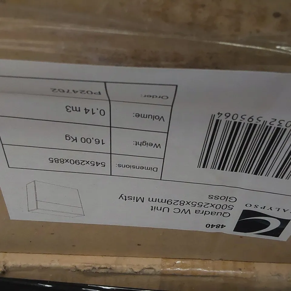 PALLET OF ASSORTED BATHROOM FURNITURE PARTS INCLUDING: WC UNIT CARCASSES, WALL UNIT ECT