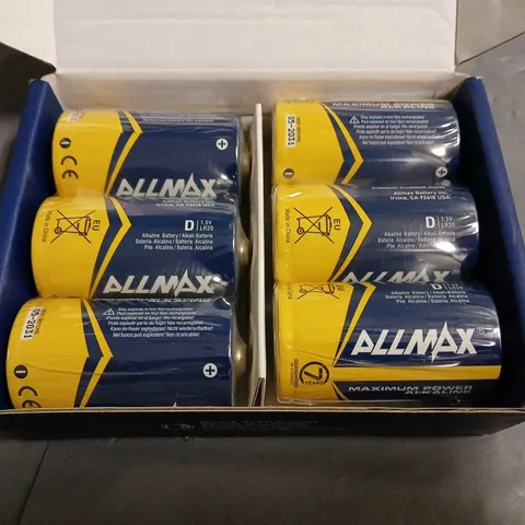 LOT OF 6 ALMAX D BATTERIES