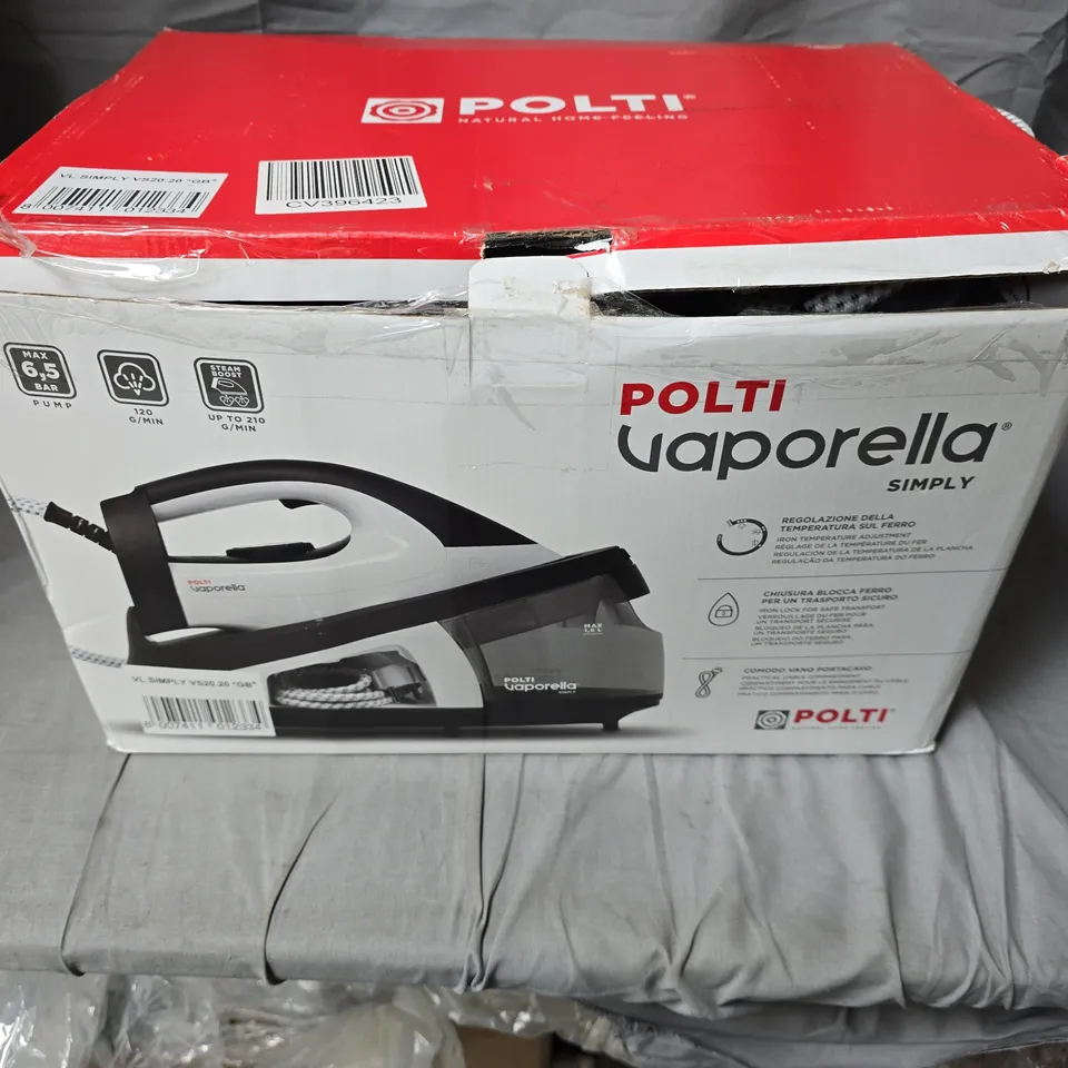 POLTI VAPORELLA SIMPLY STEAM IRON