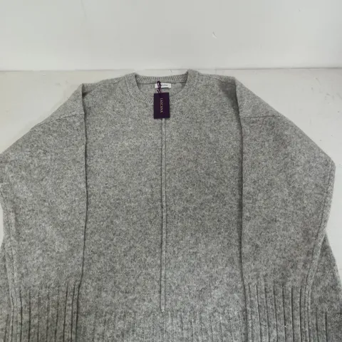 LASCANA WOMEN'S GREY KNITTED JUMPER – UK 18/20 (EU 44/46)