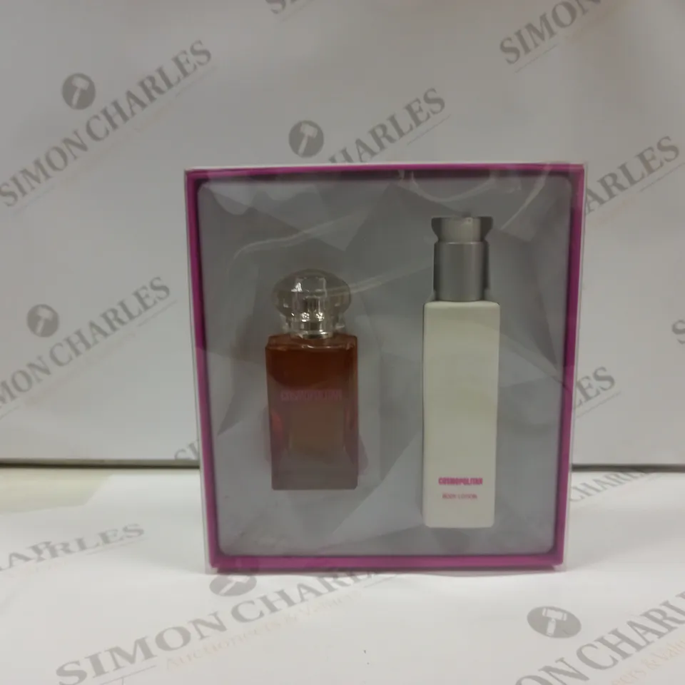 COSMOPOLITAN PARFUM AND LOTION SET 