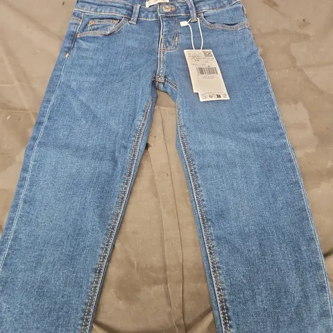 MANGO (MNG) BOY'S BLUE DENIM JEANS AGE 3-4 YEARS