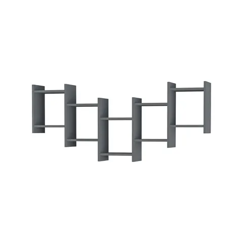 BOXED BAT MODERN STYLISH SHELF - WHITE (1 BOX)
