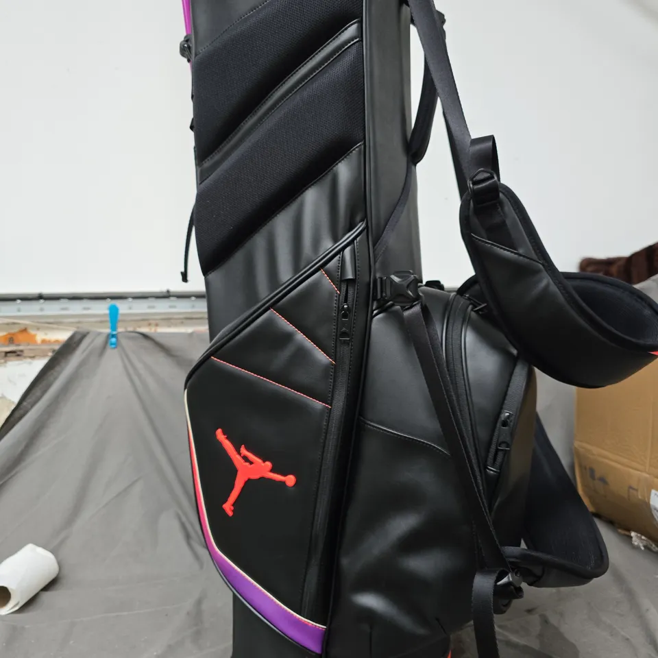 JORDAN FADEAWAY PREMIUM GOLF BAG – BLACK WITH JUMPMAN LOGO