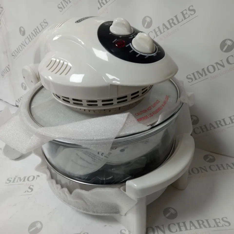 BOXED COOKSHOP HALOGEN OVEN IN WHITE