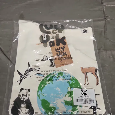 LUCY AND YAK MAYA TEE - SIZE M