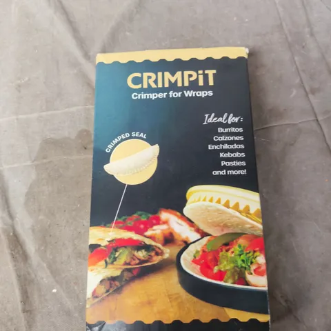 CRIMPIT WRAP CRIMPER FOR WRAPS – KITCHEN GADGET, MADE IN BRITAIN, NEW IN BOX