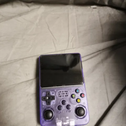 GAME CONSOLE R36S – PURPLE HANDHELD (BOXED)