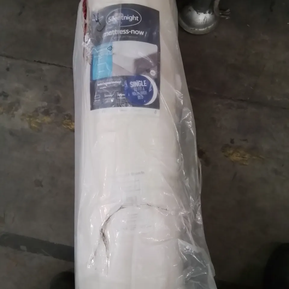 QUALITY BAGGED AND ROLLED SILENTNIGHT FOAM SINGLE MATTRESS 