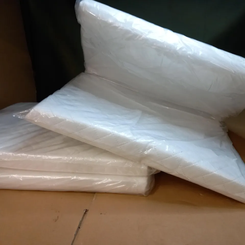DESIGNER WHITE FLOOR CUSHIONED MATS 