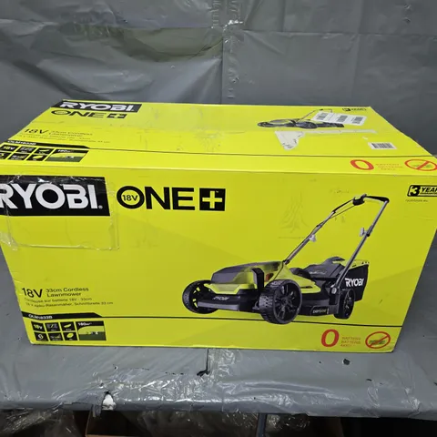 RYOBI OLM1833B 18V ONE+ CORDLESS 33CM LAWNMOWER