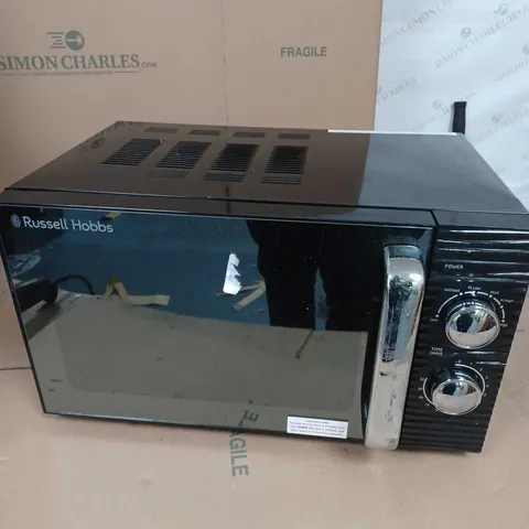 RUSSELL HOBBS RHM1731 INSPIRE BLACK COMPACT MANUAL MICROWAVE - COLLECTION ONLY