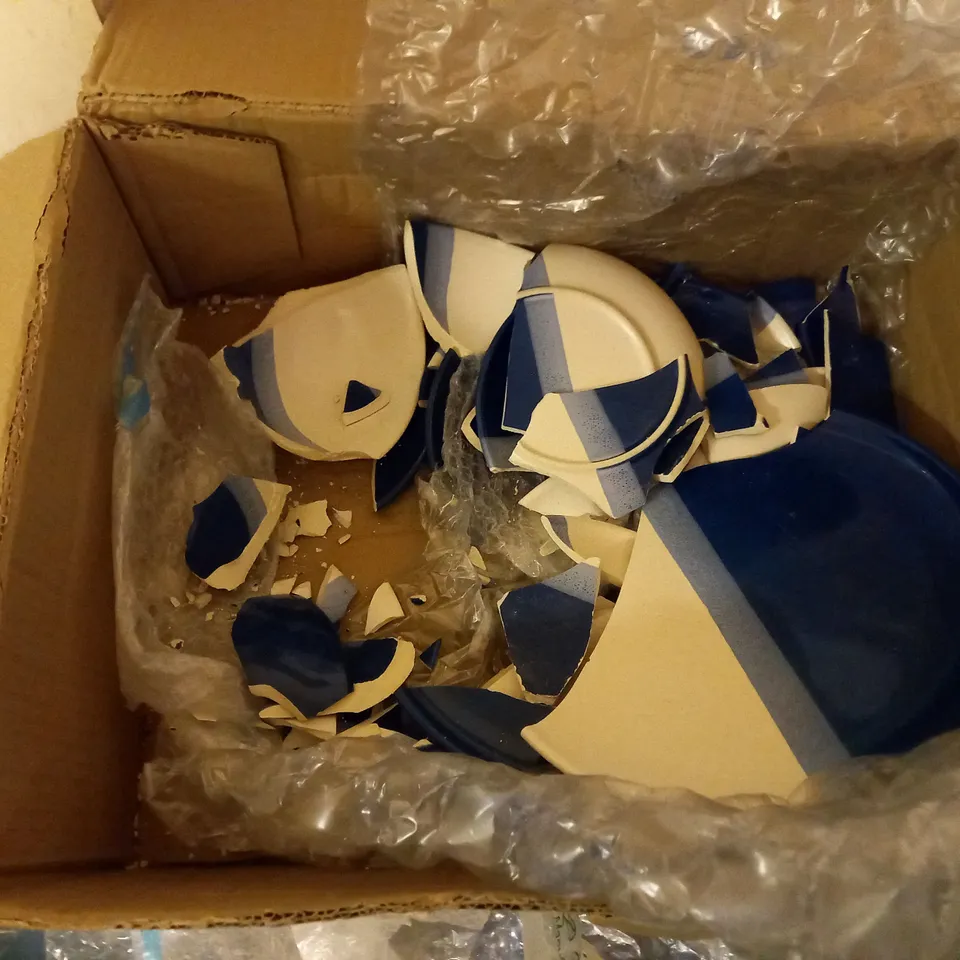HALLIE GLAZED 12 PC DINNER SET  RRP £58