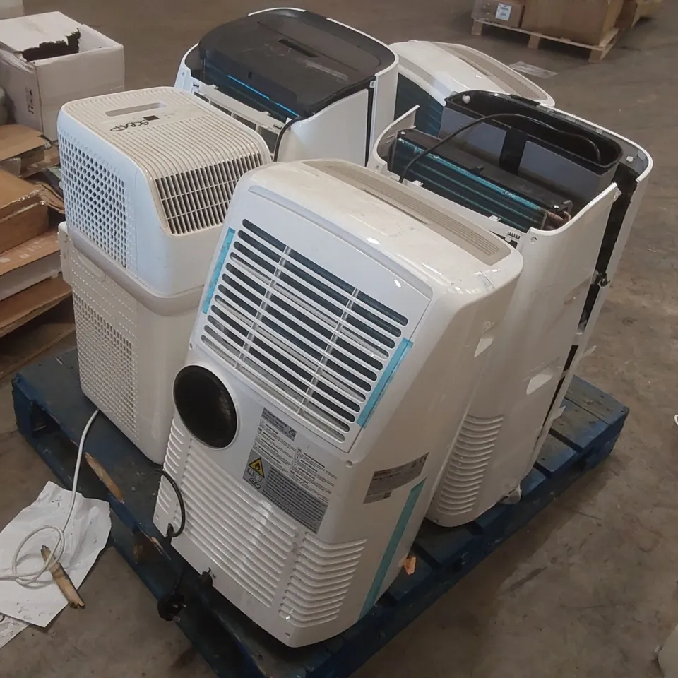 PALLET CONTAINING A LARGE QUANTITY OF ASSORTED AIR CONDITIONER UNIT PARTS