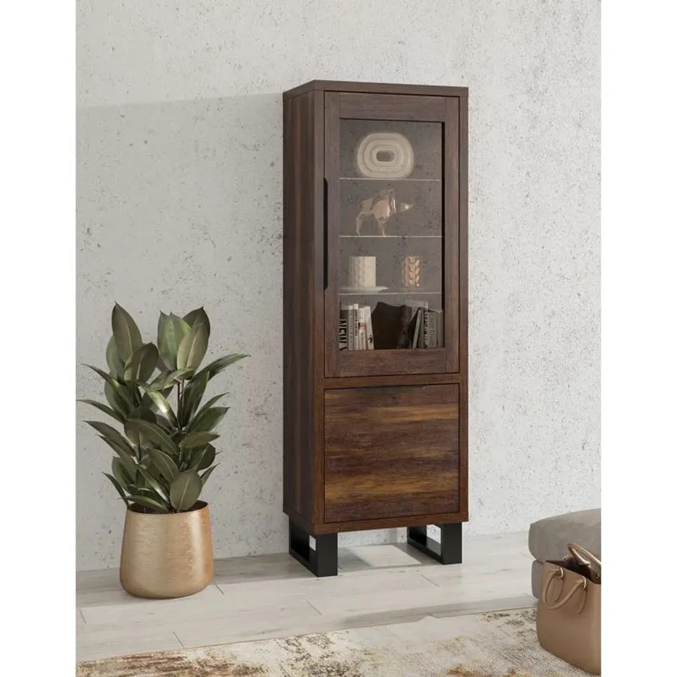 BOXED AGHNADARRAGH DISPLAY CABINET 