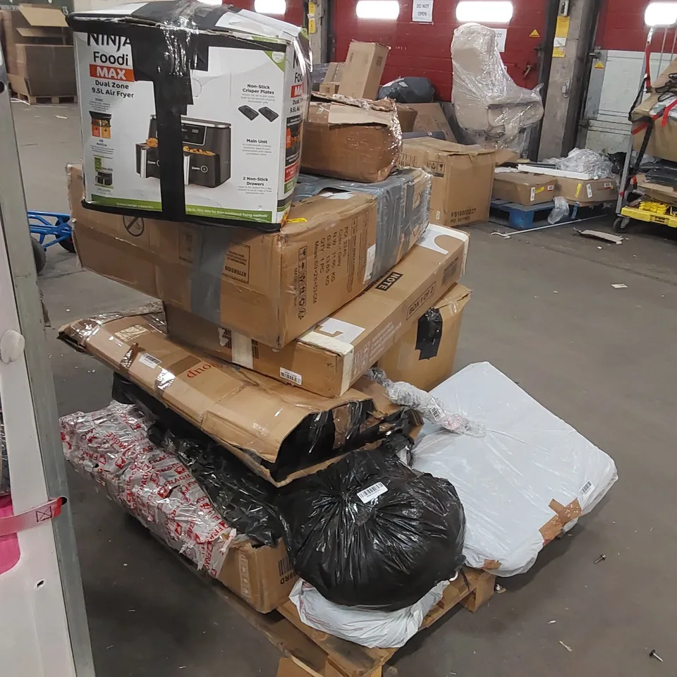 PALLET OF ASSORTED CONSUMER PRODUCTS/FURNITURE PARTS 