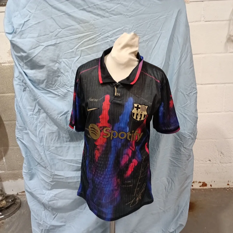 NIKE FC BARCELONA FOOTBALL SHIRT – SPOTIFY SPONSOR, MEN'S, SIZE M