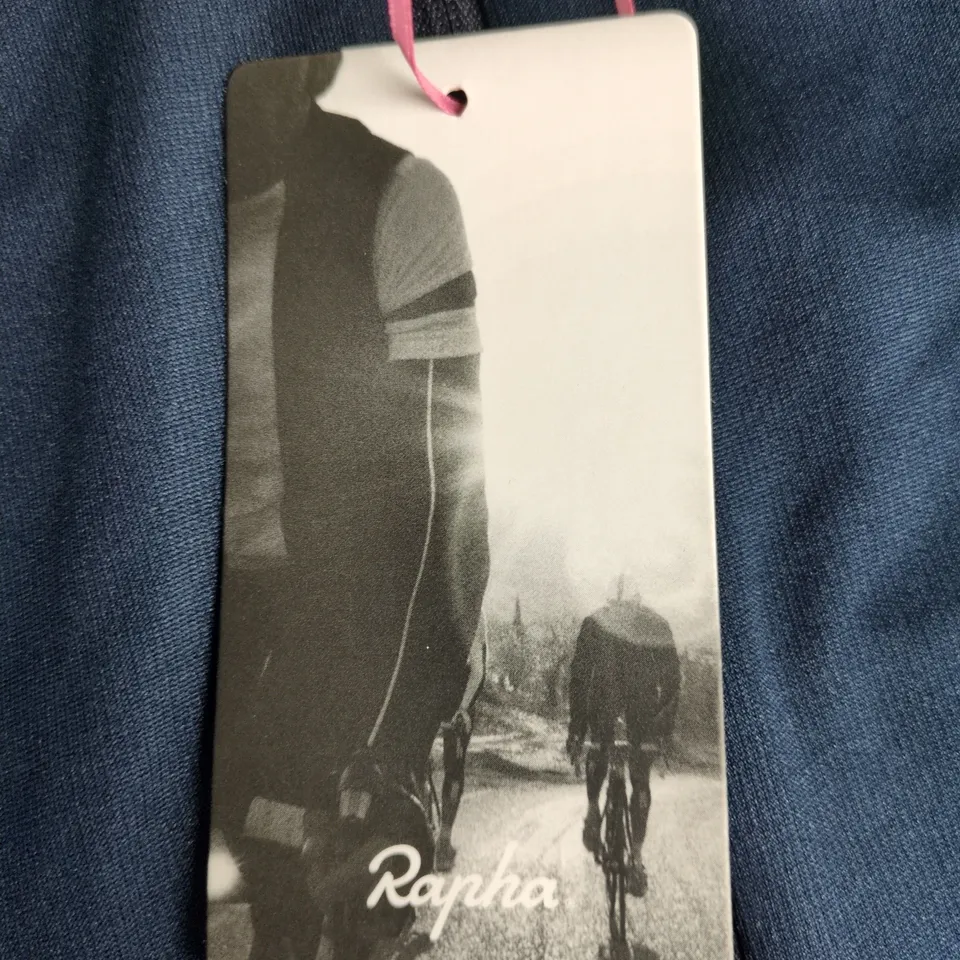 RAPHA MEN’S CLASSIC LONG-SLEEVE JERSEY – NAVY – UK XL (ORIGINAL SIZE: XLG)