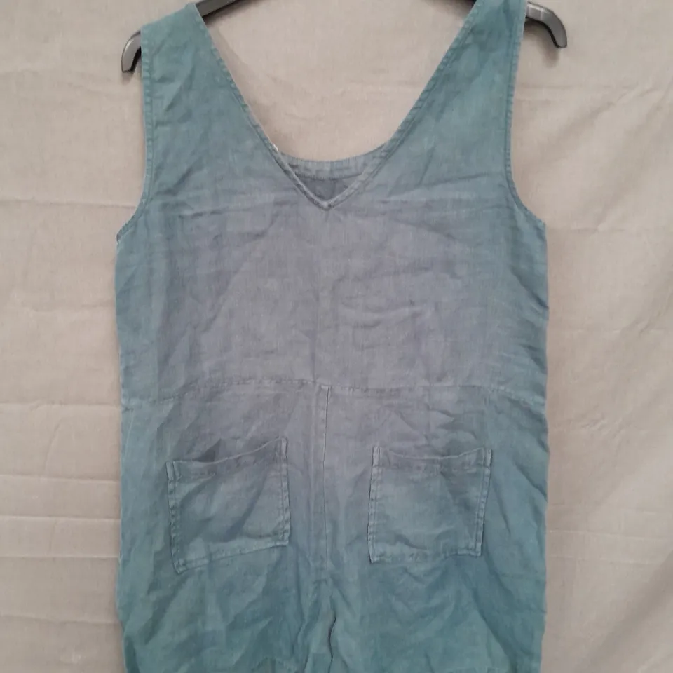 SEASALT CORNWALL LADIES ROMPERSUIT GREEN SIZE 10