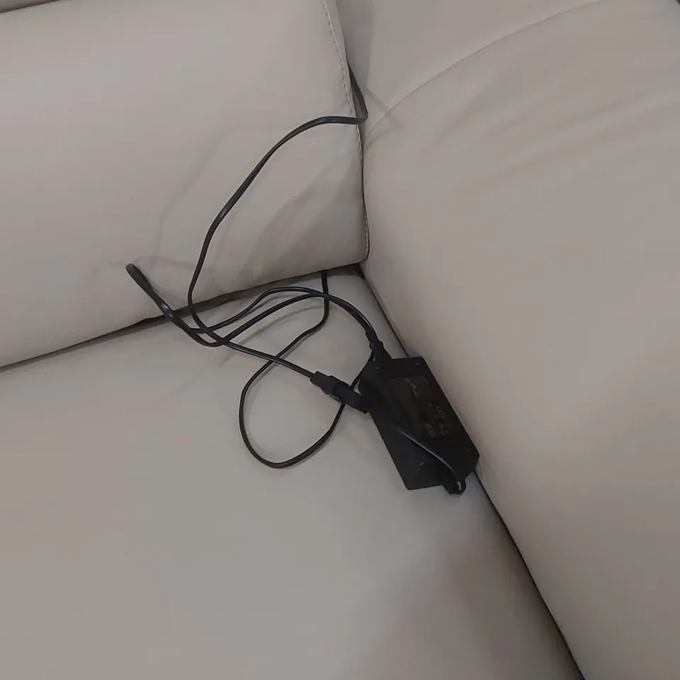 QUALITY DESIGNER ITALIAN MADE LEATHER 4 SEATER ELECTRIC RECLINER CORNER SOFA IN CAPPUCCINO