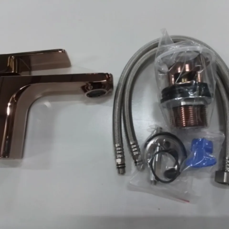 BOXED AS NEW RIALTO BASIN TAP IN ROSE GOLD