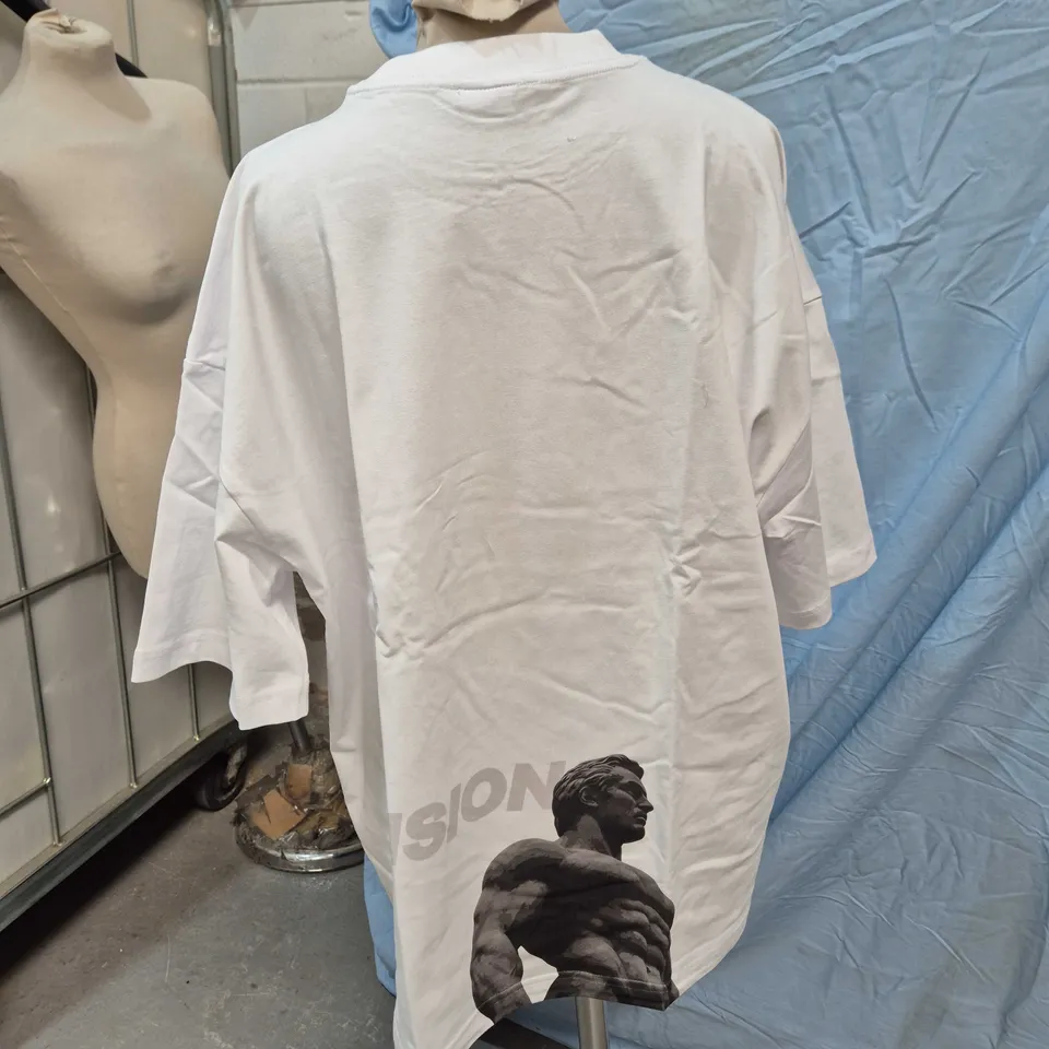 LAST REPS WHITE T-SHIRT - SIZE L