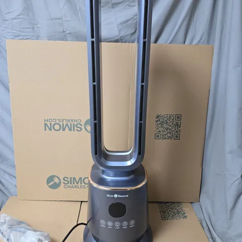 BLISS & BEYOND HOT & COLD BLADELESS TOWER FAN - BOXED 
