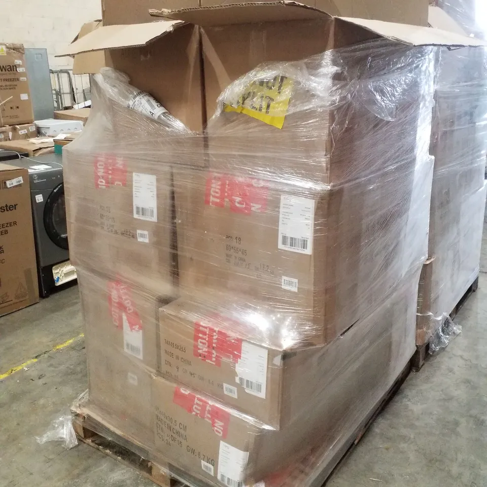 PALLET CONTAINING ASSORTED BRAND NEW CLOTHING INCLUDING SHIRTS, JEANS & JUMPERS