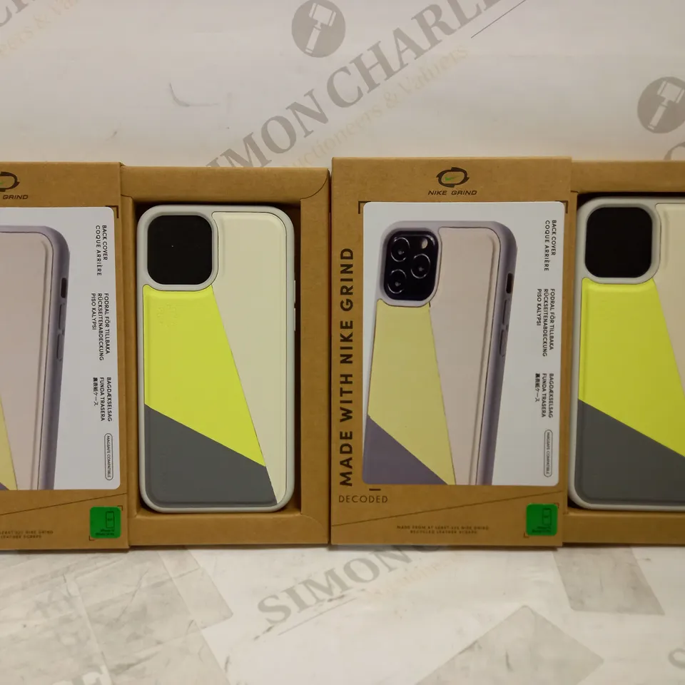 LOT OF 2 NIKE GRIND DECODED APPLE IPHONE 12/12 PRO MAGSAFE COMPATIBLE PHONE CASES