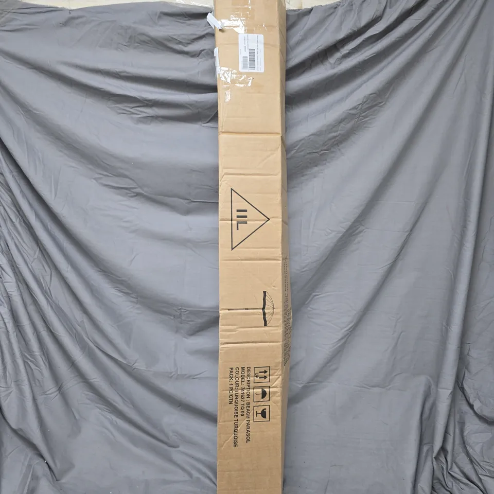 INNOVATORS BEACH PARASOL IN TURQUOISE